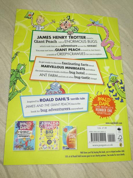 Roald dahl james's giant bug book nsp20, 