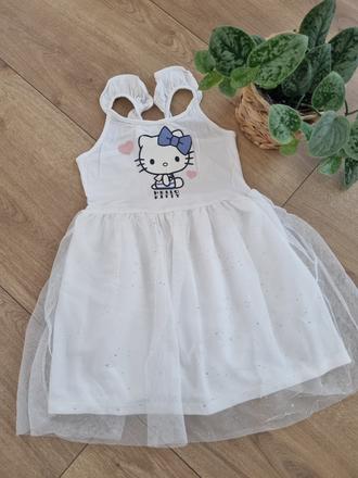 Šaty hello kitty, h&m,116