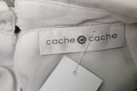 -šedý pulóver s golierom cache cache veľ. xs a, xs