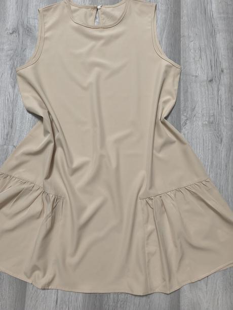 Dámske bežové šaty, l