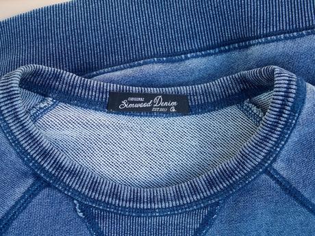 ,riflová" vintage mikina, l