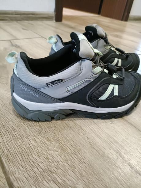 Detské turistické topánky, quechua,35