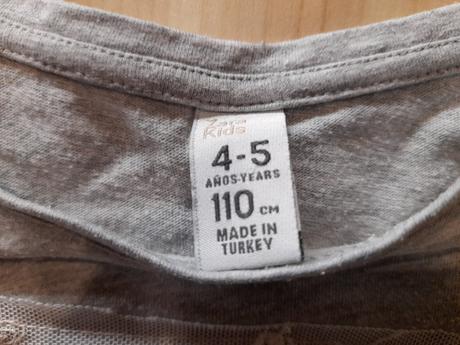 Šedé tričko zara, zara,110