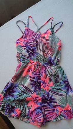 Úžasný kvietkovaný ľahučký letný overal primark, primark,134