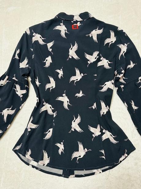 Čierna blúzka so vzorom zn. magenta, m