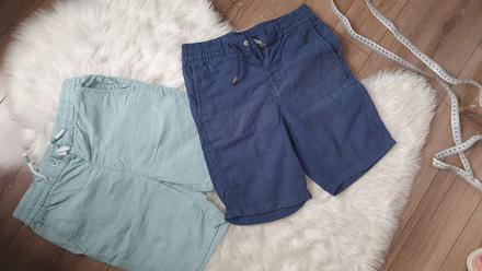 2x bavlnené kratasy h&m, h&m,128