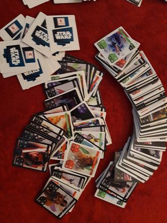 Sada 48 kariet...star wars karty..., 