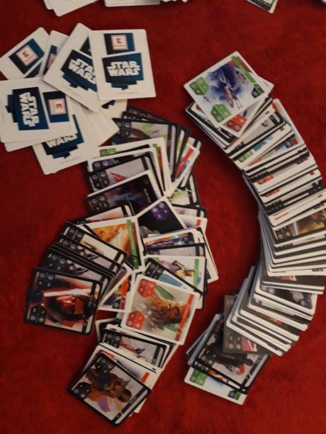 Sada 48 kariet...star wars karty..., 