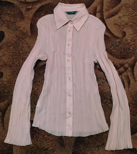 Ruzova plisovana bluzka amaranto, 40