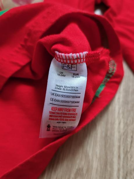 Vianočné tričko 92, f&f,92