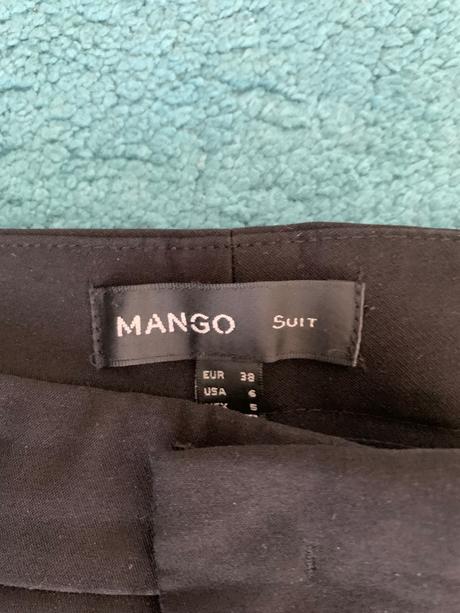 Elegantné 7/8 nohavice, mango,m