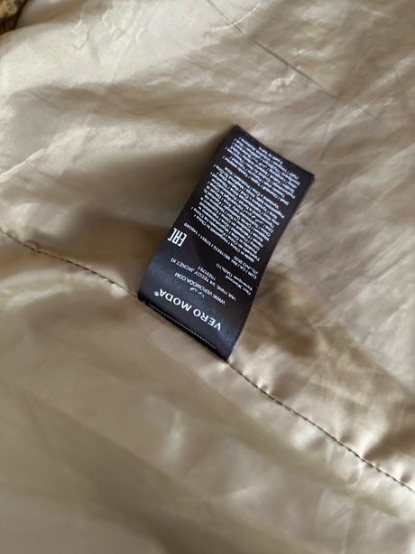 Teplý kabát, vero moda,xs