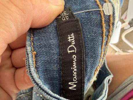 Massimo dutti luxusna riflova dzinsova sukna pc 79, 40