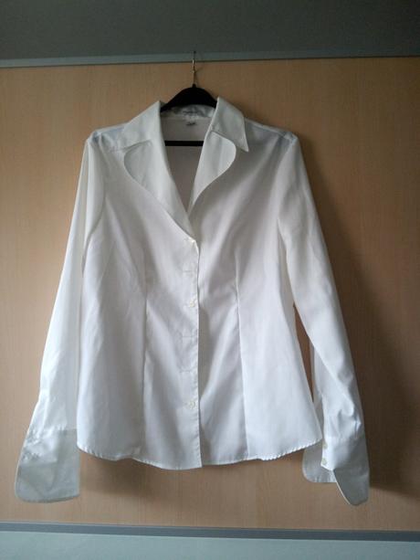 Biela košeľa s elegantným limcom, m