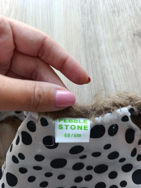 Dievčenská štýlová chlpatá vesta, 68