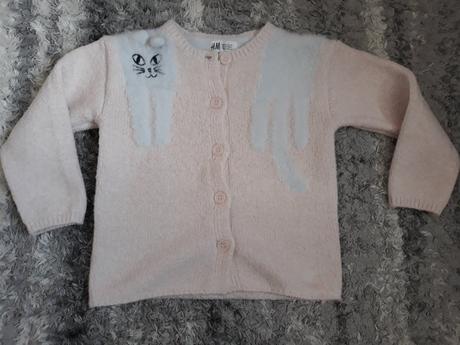 Svetrík s mačičkou, h&m,104