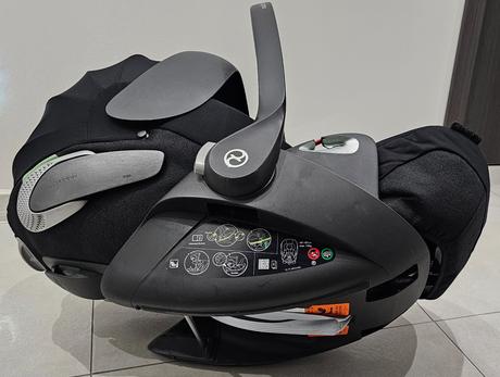 Vajíčko cybex cloud t i-size 45-87 cm black, cybex