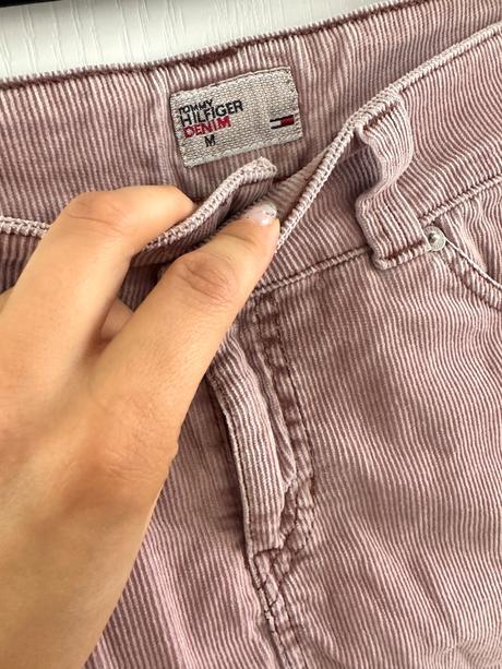 Džínsová manšestrová sukňa tommy hilfiger, tommy hilfiger,m