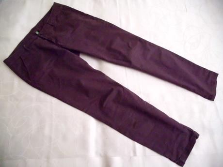Chino s elastanom, benetton,l