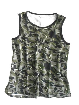 Elastické maskáčové tielko veľ.146/152, boys,146