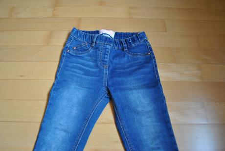 Trendy "slim" elastické rifle pre dievčatko 116, next,116