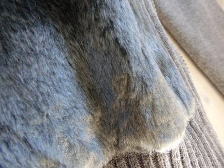 Sveter s kožušinou, f&f,xxl