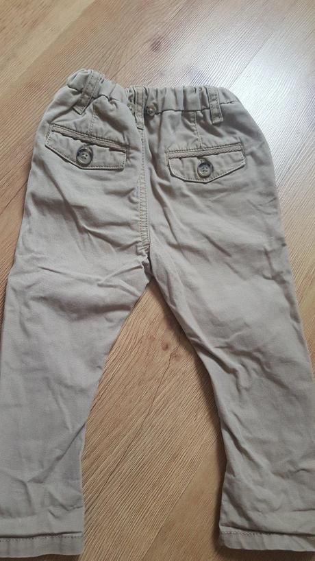 Béžové nohavice, 9-12 mesiacov, 74