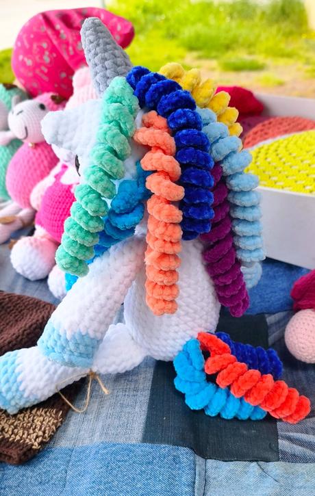 Krásna hračka unicorn nosorožec, 