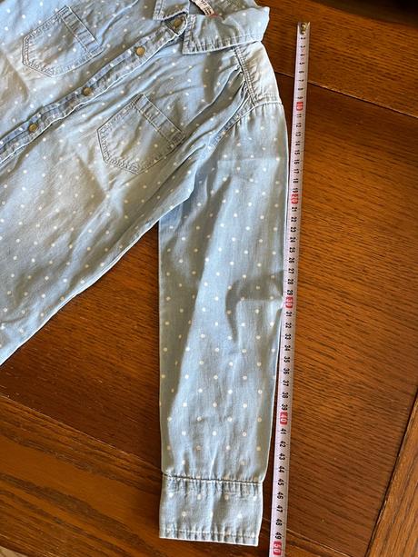 Bodkovaná riflová košeľa reserved, reserved,116