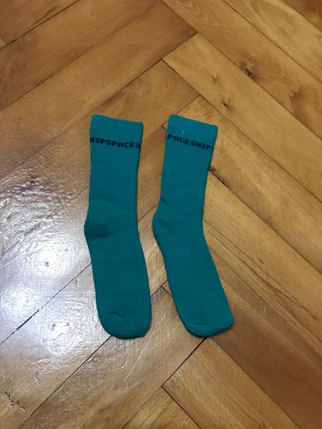 Tyrkysové ponožky - spaceship, 30