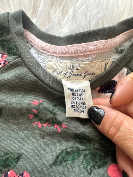 Kvetované šaty h&m, h&m,98