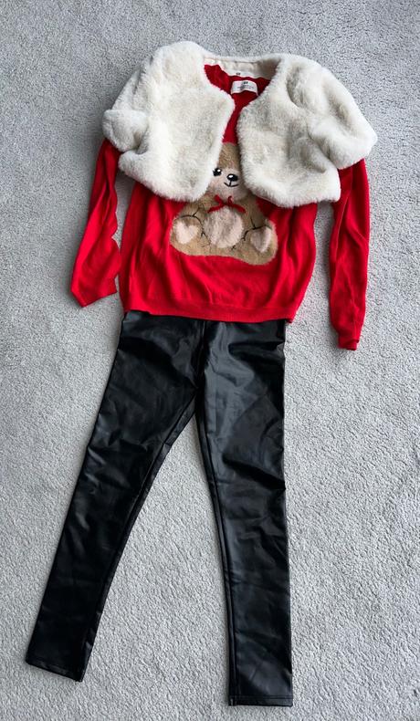 Kožušinové bolerko v. 122/128, h&m,122