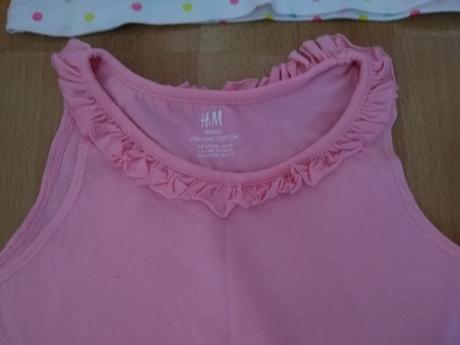 Tielka 4ks hm (116/122/128-malo nosene, h&m,116