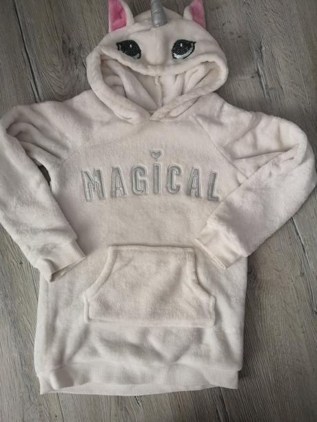 Tepla unicorn mikina, h&m,122