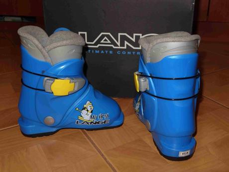 Detské lyžiarske topánky lange 17-17,5 cm (25-26), lange,25