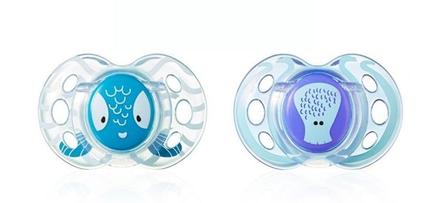 Tommee tippee silikónový cumlík fun style 6-18m, 2, tommee tippee