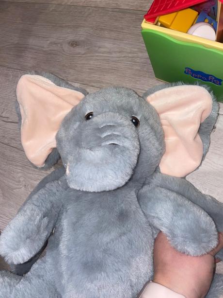 Ruksak sloník plyšový, 