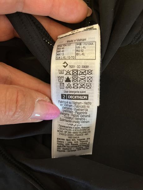 Dámske plavky čierne decathlon (46), decathlon,xxl