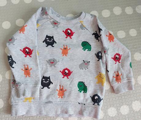 2x svetrík + mikina, h&m,80