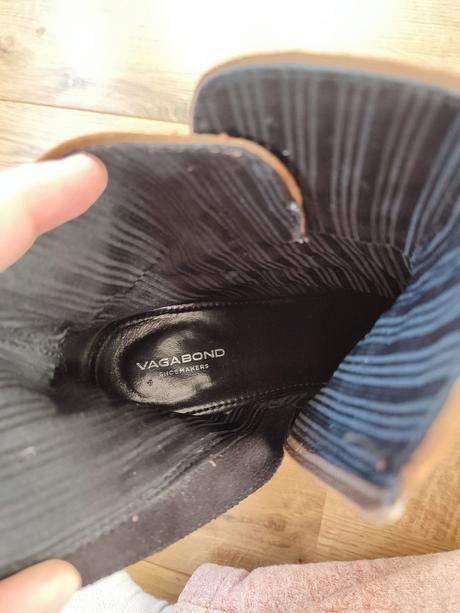 Kožené členkové čižmy vagabond, vagabond,40