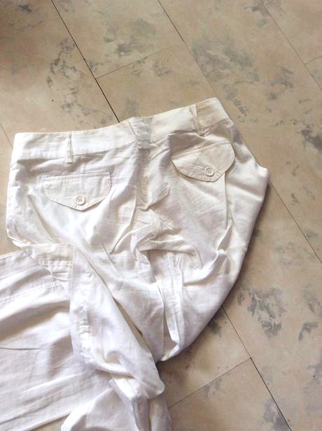 Letné batistové nohavice, diva,s