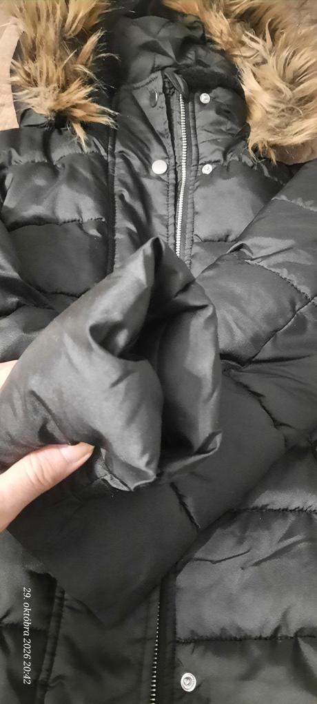Teplá pekná bunda, h&m,140