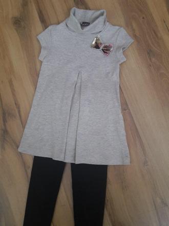 Elegantná úpletová tunika a legínky, terranova,110