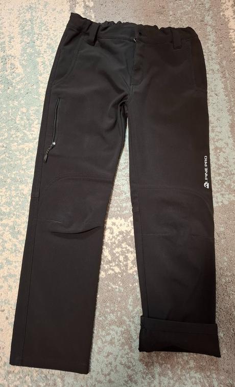 Softshelové nohavice, alpine pro,140