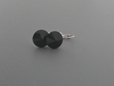 Náušnice rivoli z chirurgickej ocele,