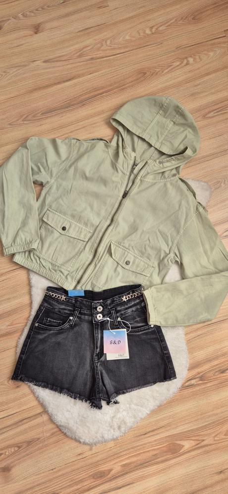 Set kraťasy a mikina, 164 / xs