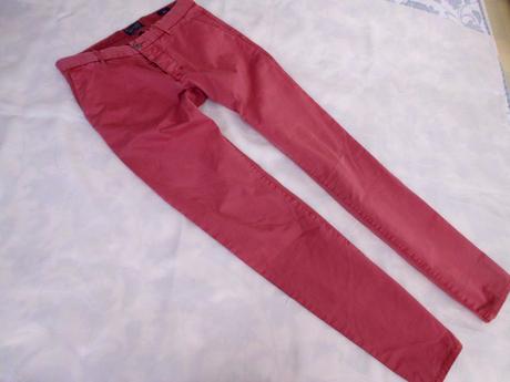Slim chino uni s elastanom, armani,m