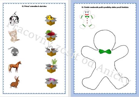 Pracovný zošit - adventný "kalendár", 