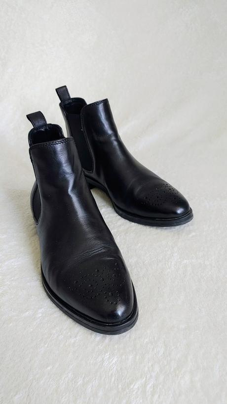 Členkové kožené topánky pat calvin v. 36, 36