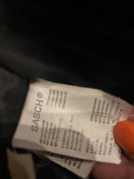 Sasch čierny kabát v.m, m